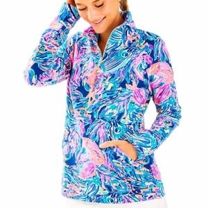 EUC Lilly Pulitzer Popover - Seas The Day